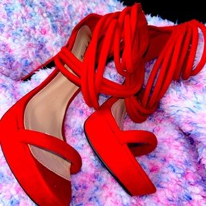 Women’s Red High Heels. Never Worn!